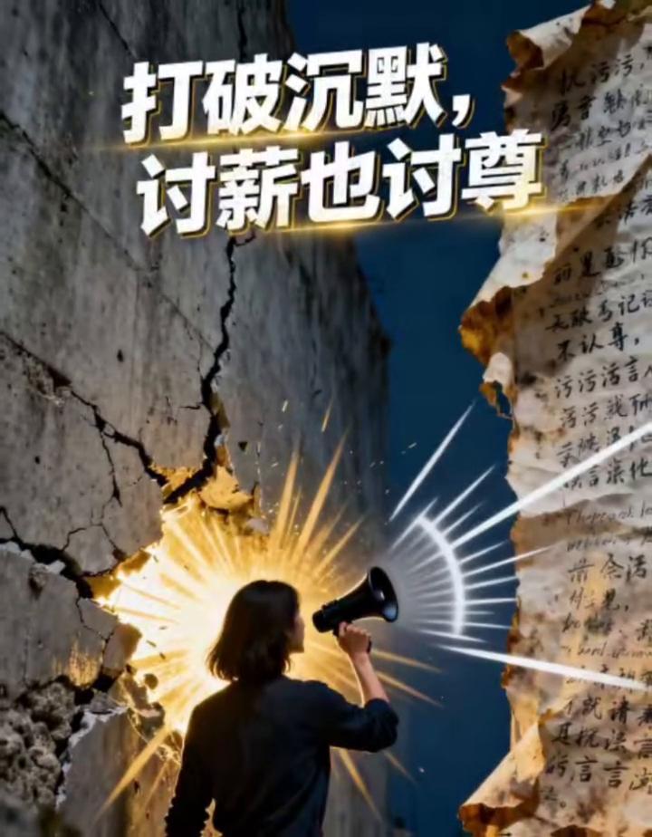 我的工资不是你的施舍，打破沉默，讨薪也讨尊。价码不在合同里，她们索要的。