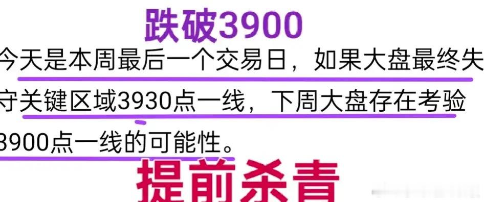 A股：尽管对大盘考验3900点一线有预期，但今天大盘直接跌破3900点，还是有点