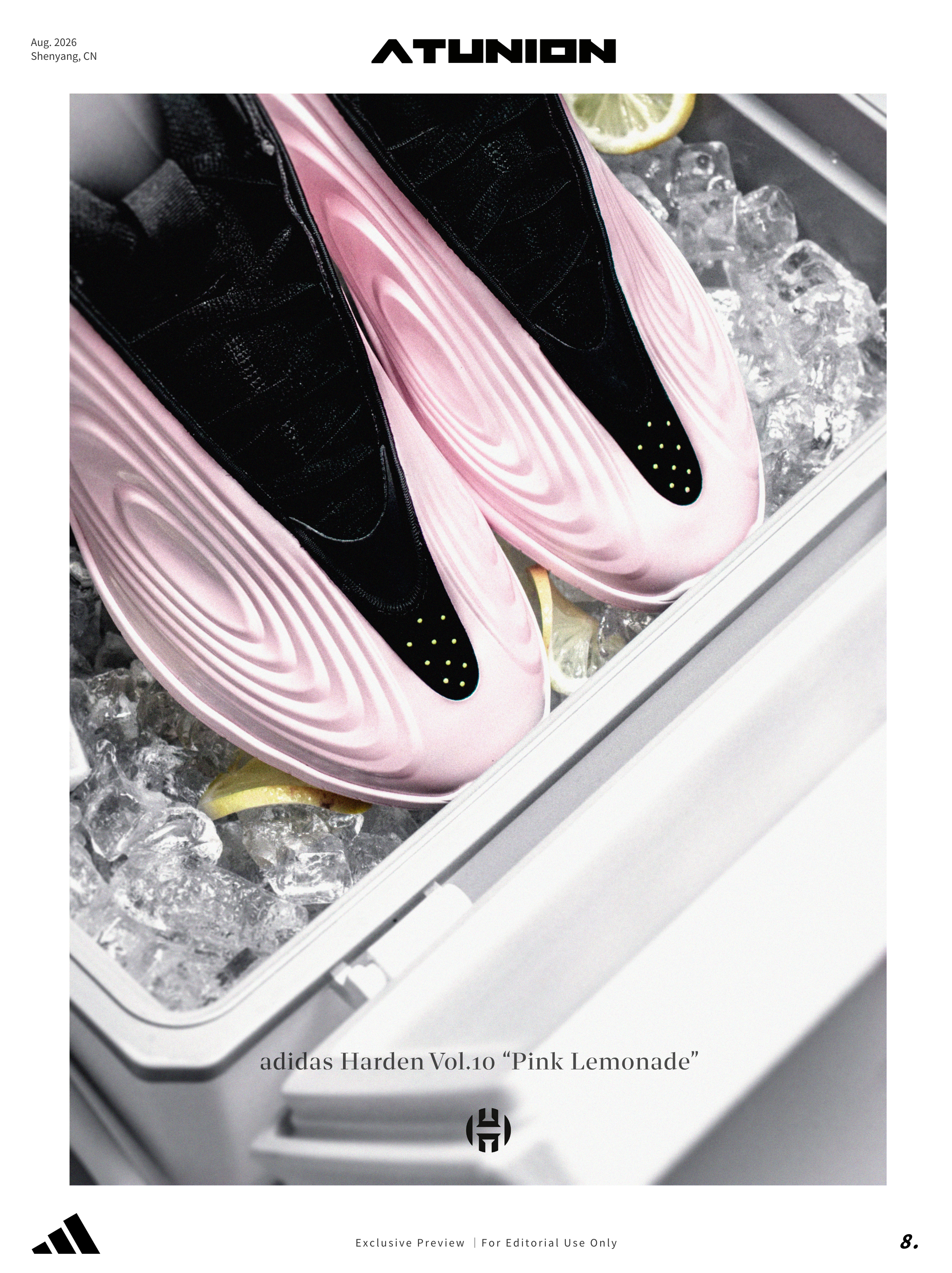 adidas Harden Vol.10 Pink Lemonade这套配色最早