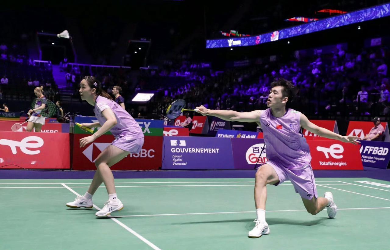 星驰组合遗憾止步首轮！
刚刚，程星/张驰🇨🇳 21-19、15-21，19-