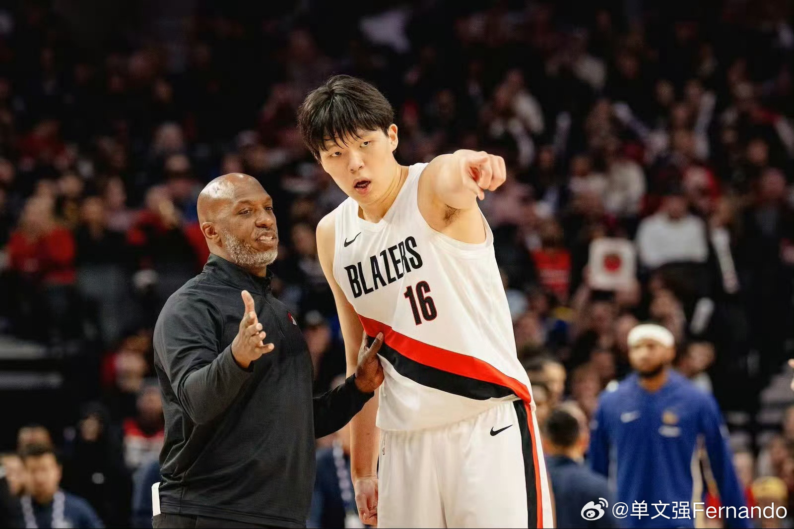 我的天啊啊啊啊啊，卧槽……杨瀚森在NBA主教练Shams：开拓者主教练比卢普斯，