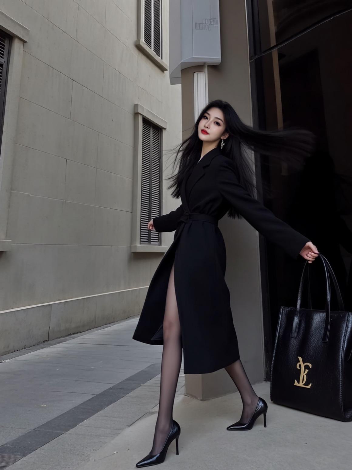 AI黑丝长腿写真