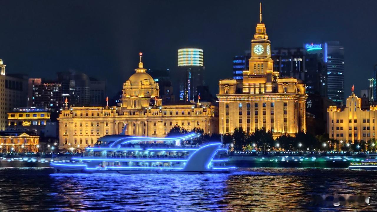 分享一张上海夜景照片金壁辉煌观外滩