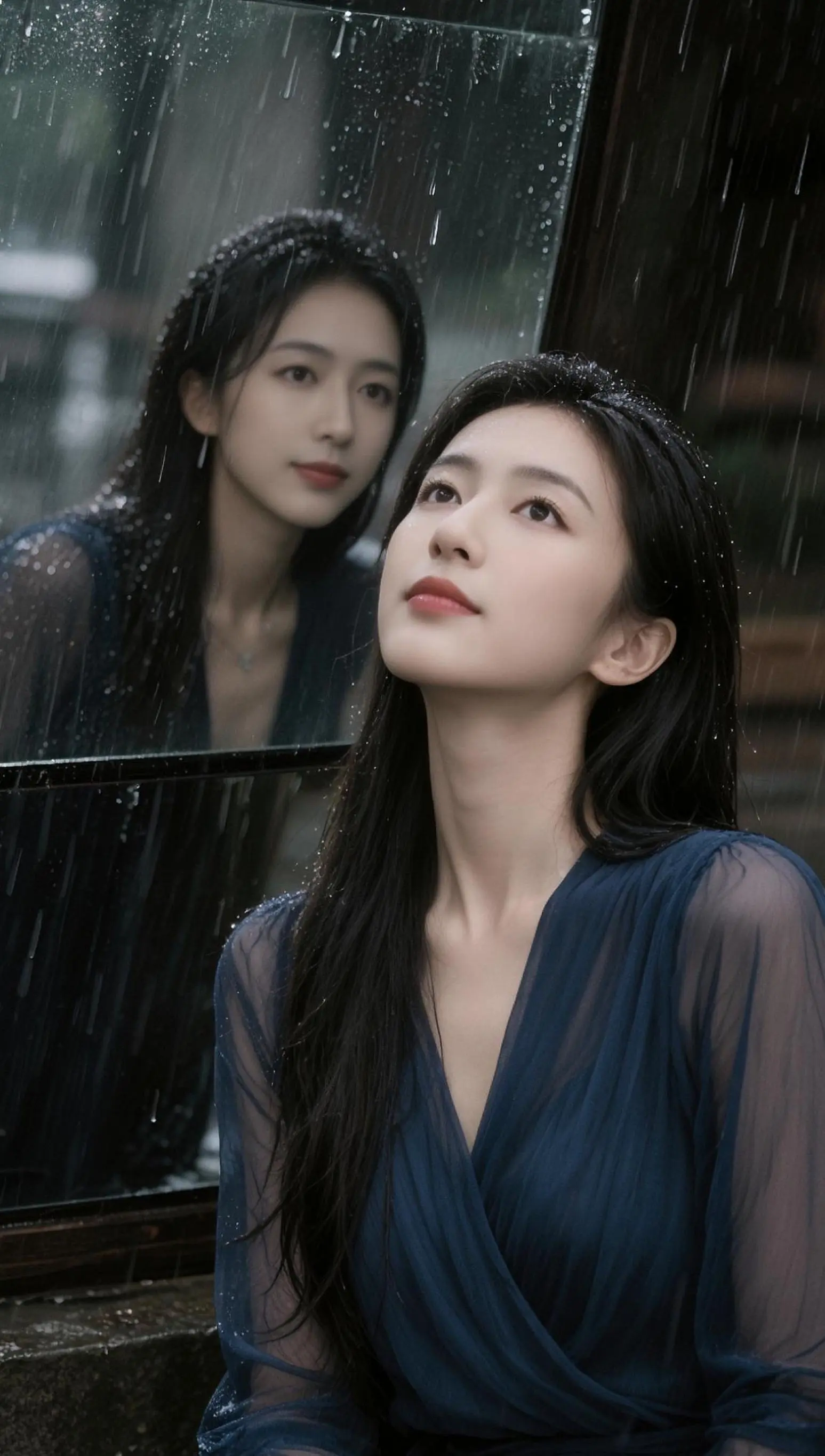AI雨夜氛围感写真 ai创作