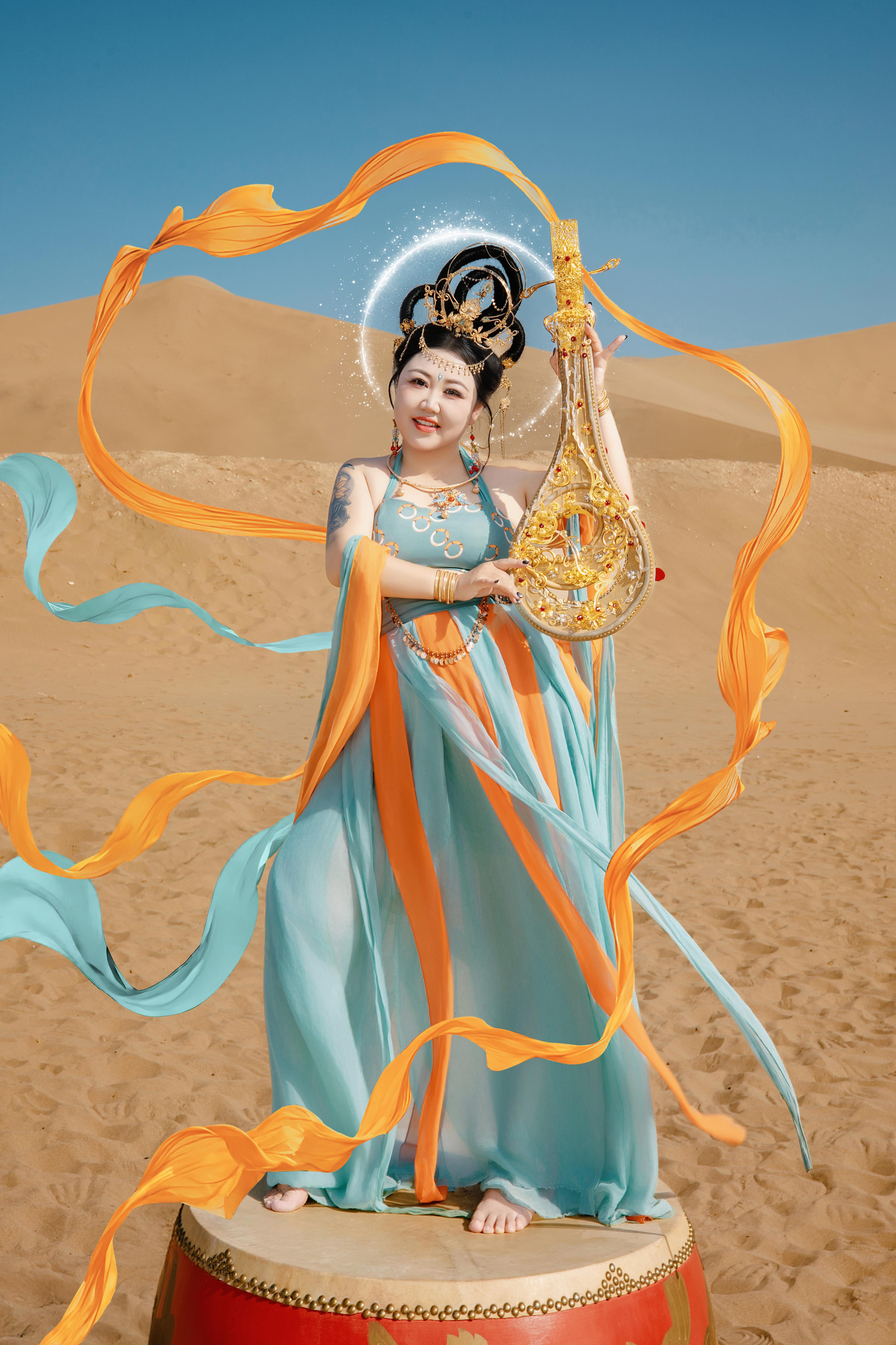 敦煌飞天，美到心坎里了❗。