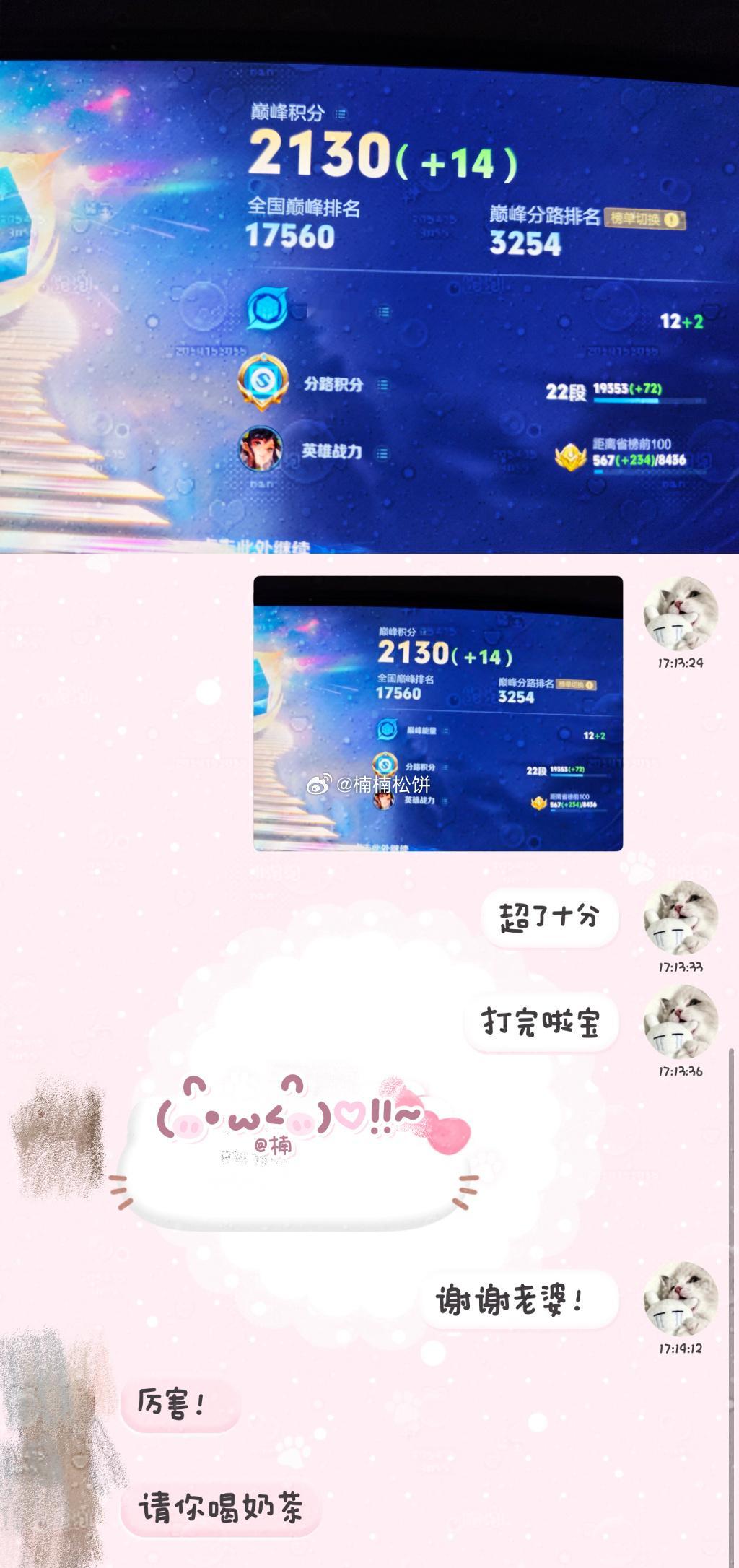 荣耀茶话会  2033-2130xyt 一天就打完啦接系数/魔方补分/小国打包还