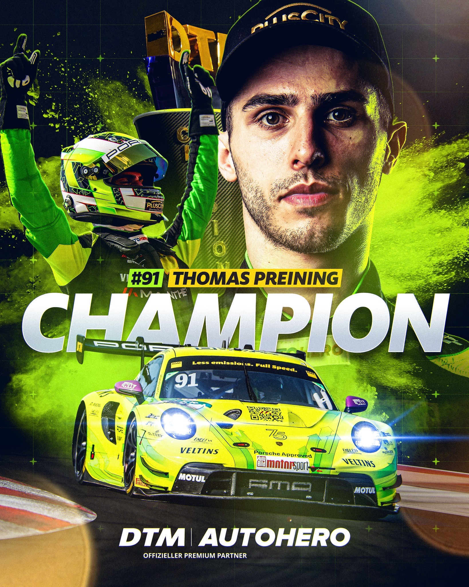 2023 #DTM# 年度冠军🏆--Thomas Preining凭借稳定的发