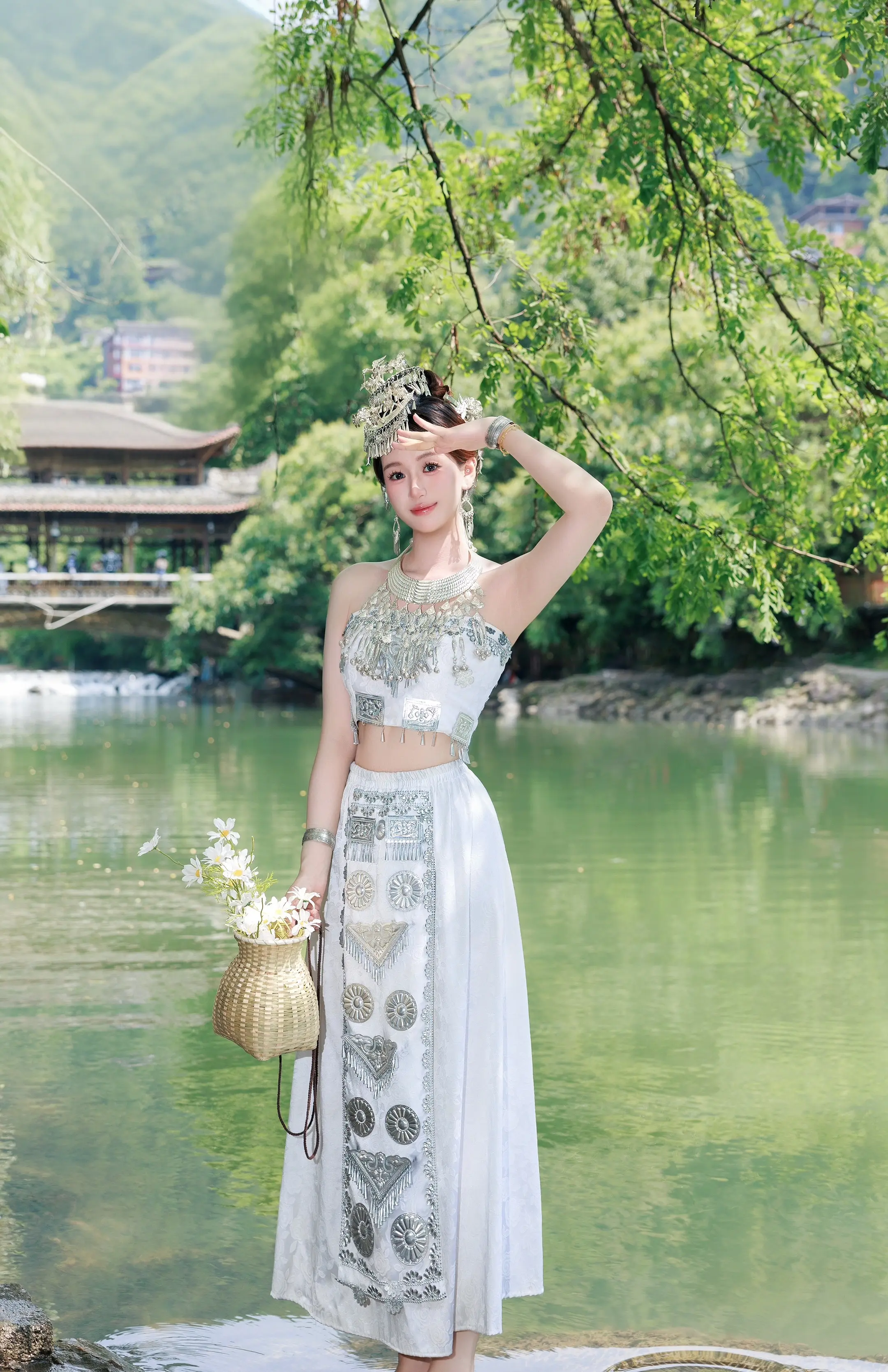 在苗寨拍出了人生照片