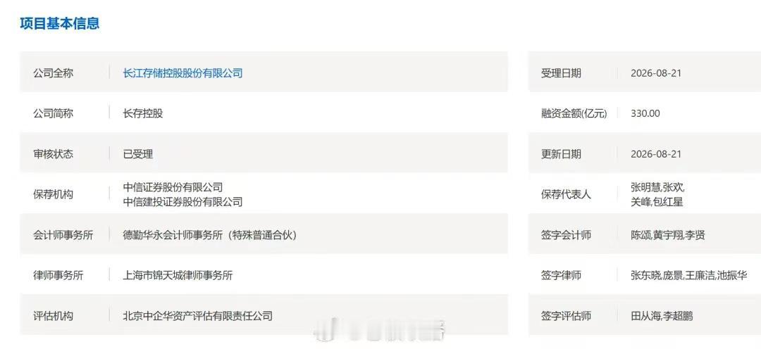 长江存储科创板IPO获受理：巨无霸登场，一季度净利超去年全年2倍

继长鑫科技、