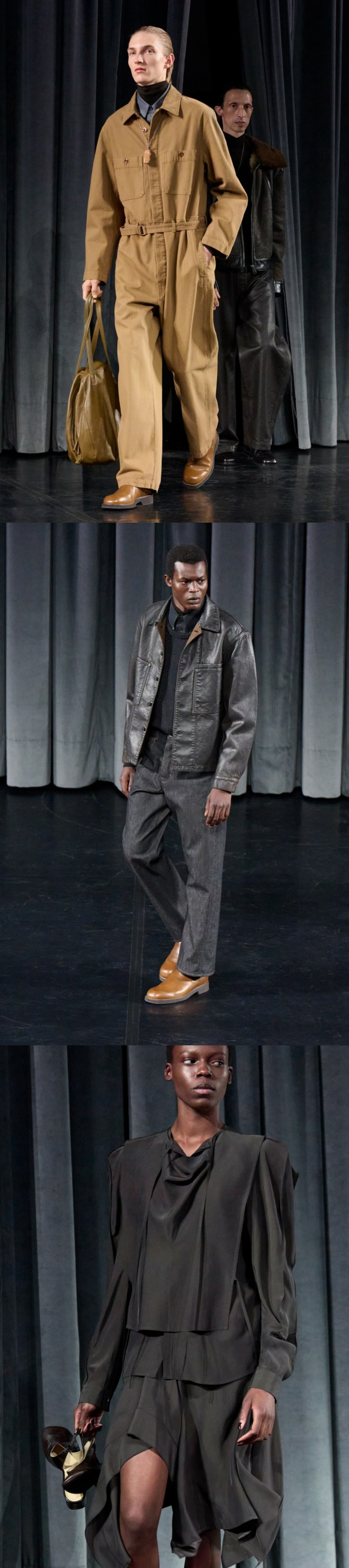 Lemaire Fall 2026 巴黎男装周 品牌一贯简约的风格，日常单品的精