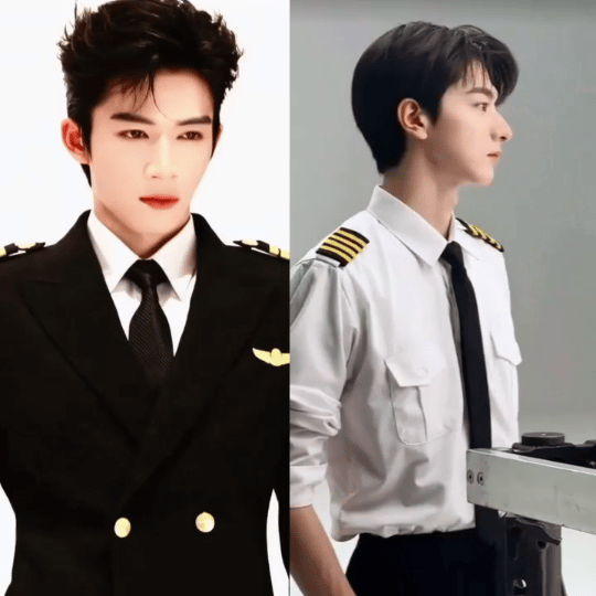 王星越和林一谁穿的制服更有感觉？ 