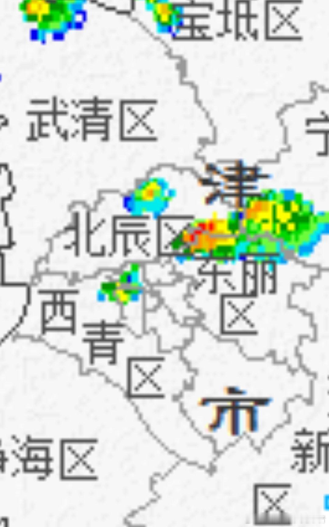 目前市区内有些自行生成的回波，未来可能出现一些阵雨或雷阵雨，但降水持续时间不长，