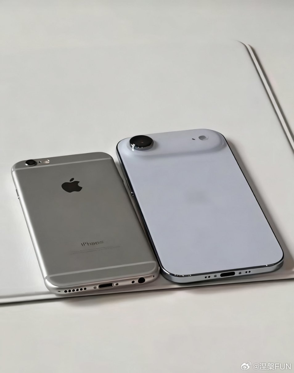 iPhone17Air和iPhone6对比要我说还不如iPhone 6呢，没有那