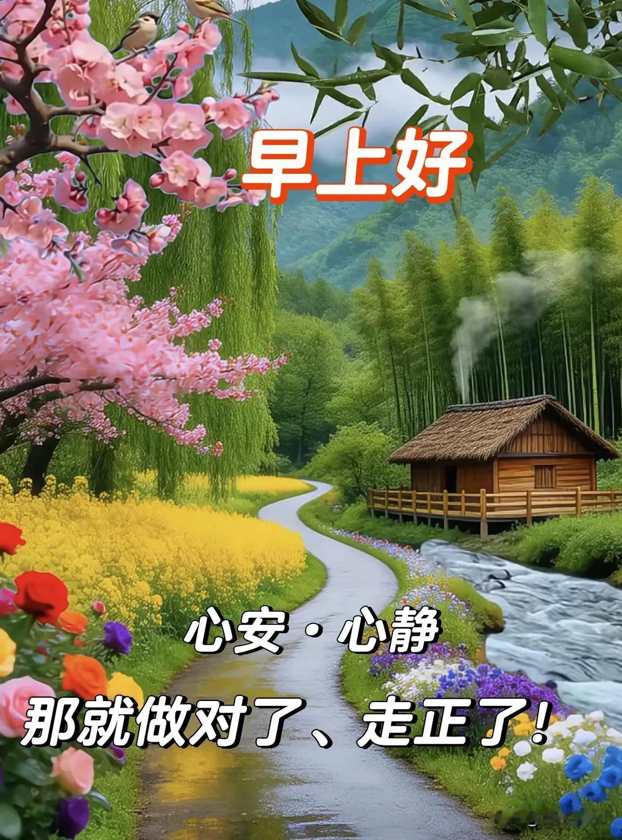 清晨阳光如约而至，愿日子温柔，万事顺心，早安。
