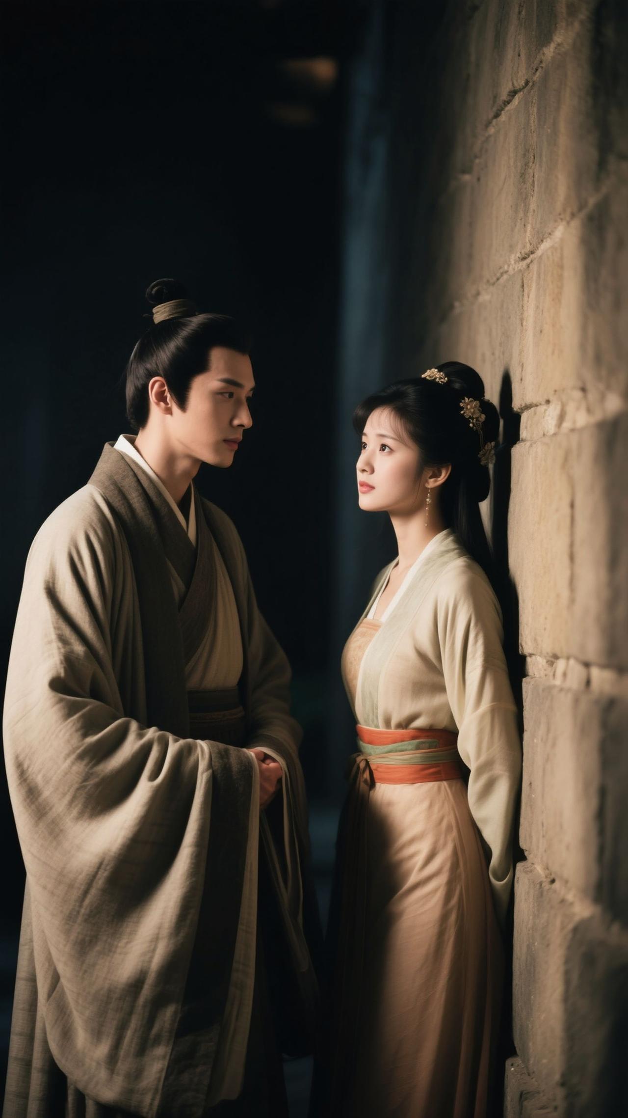 原创配图古风剧照写实风格 AI古装