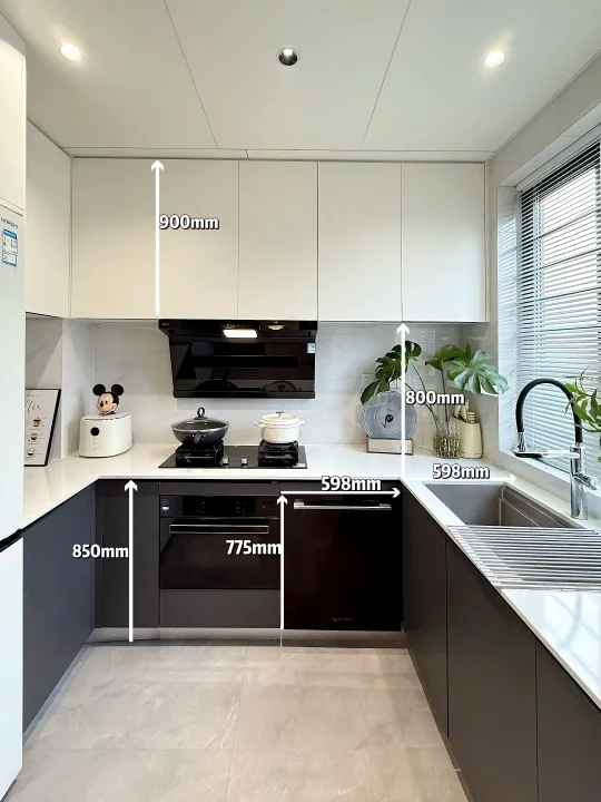 5㎡小厨房干净到反光，我妈追着问秘籍‼️