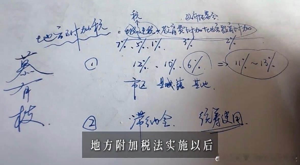 一、市区变化不大，县镇及以外区域，幅度增加有点大。二、以前教育附加和地方附加专款