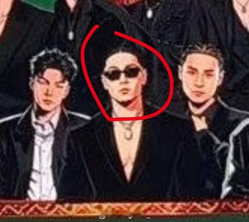 贰万在前天的演出中官宣参加《巅峰》！不过感觉图上没有像贰万的啊？（被主持人挡住的