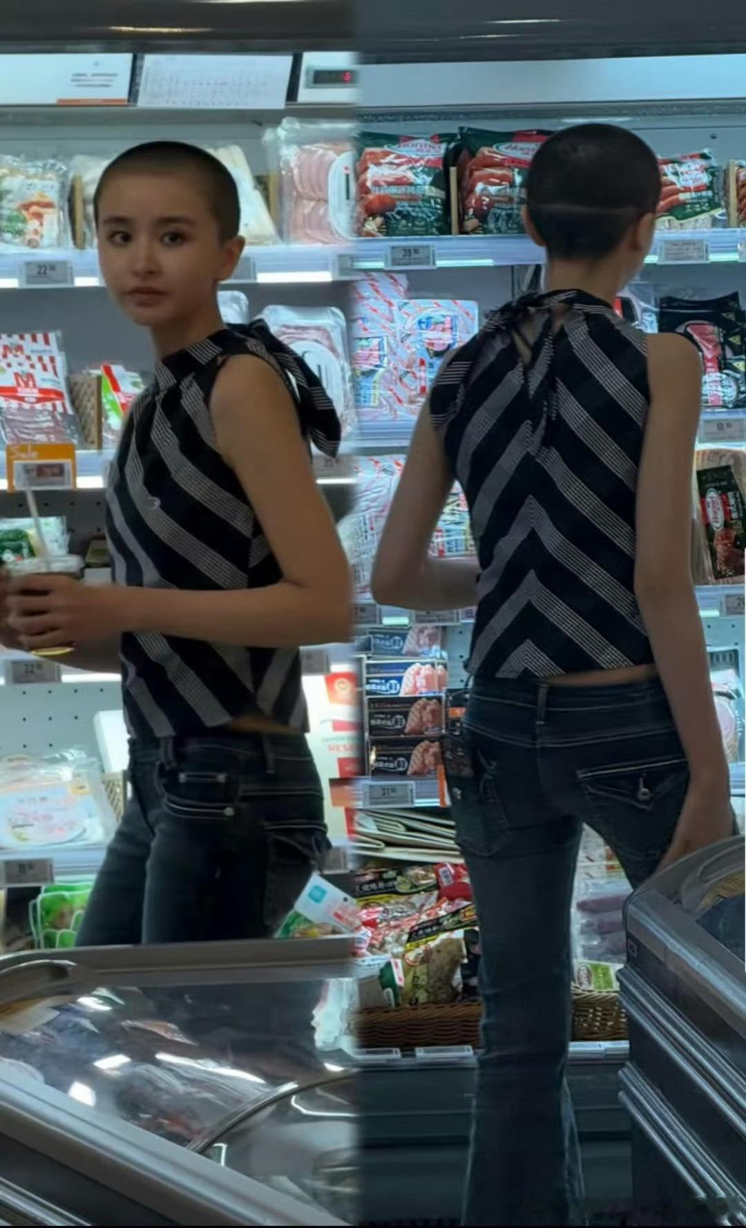 金子涵怎么了？变化好大，是审美变了吗？为了追求新潮流还剃了头发，不过感觉她的状态
