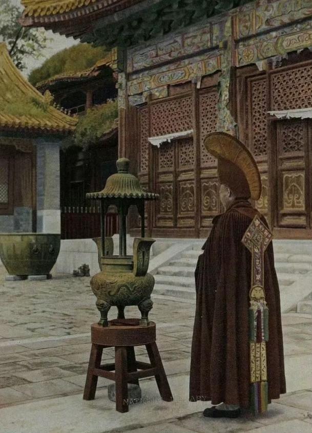 1927年的北京，涞源《燕京胜迹》。摄影:胡伯特·C·怀特。 ​