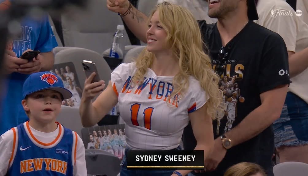 見唔到 Robert Horry，不過睇直播都有Sydney Sweeney。紐