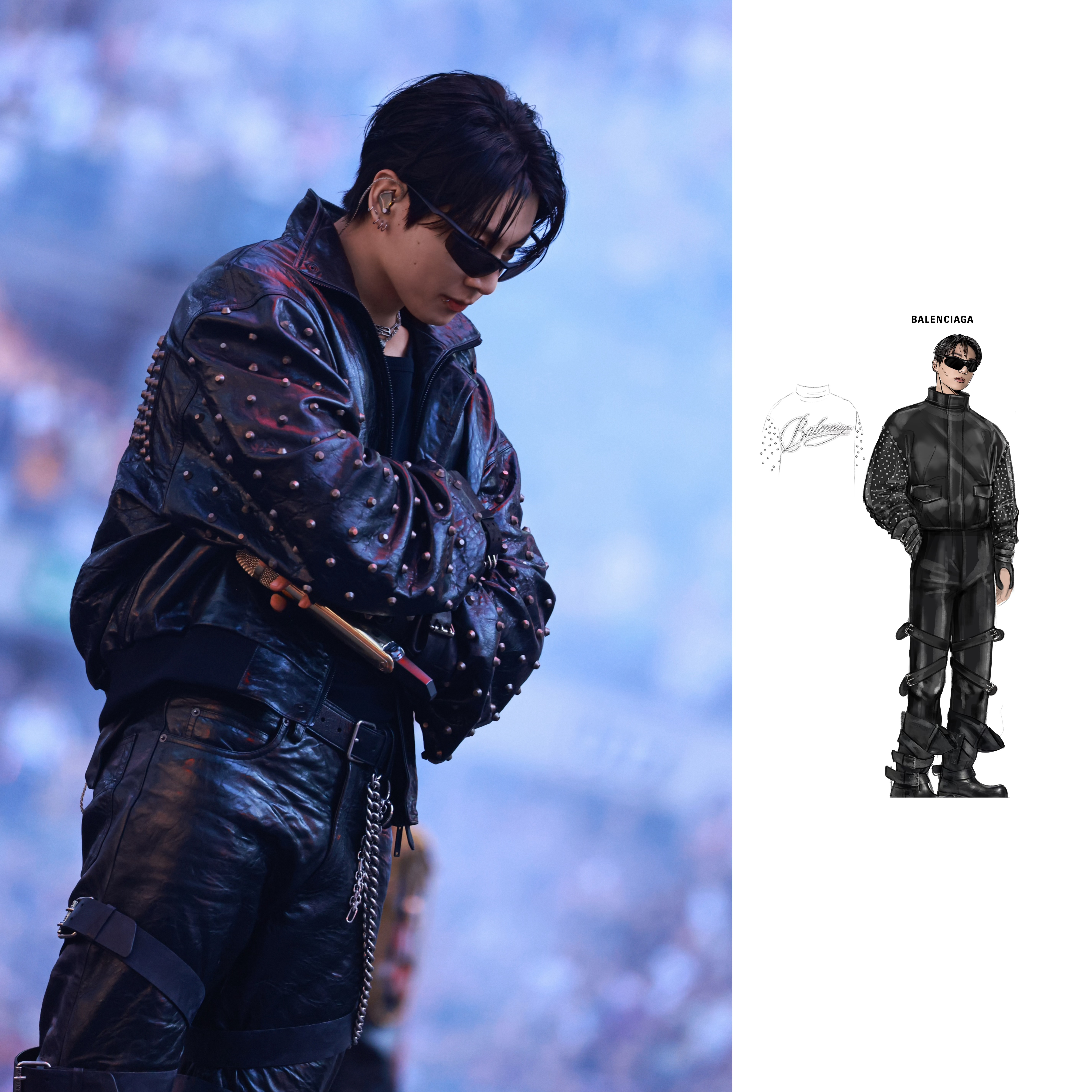 田柾国 in Custom Balenciaga来自Balenciaga 官方发