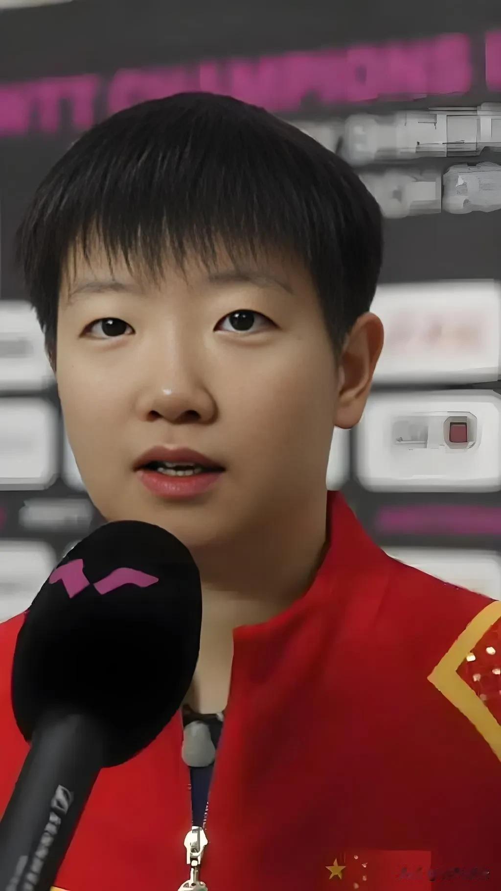 孙颖莎用自己的行动，诠释了啥叫成熟，啥叫担当，啥叫体育精神

莎莎，这位乒乓球界