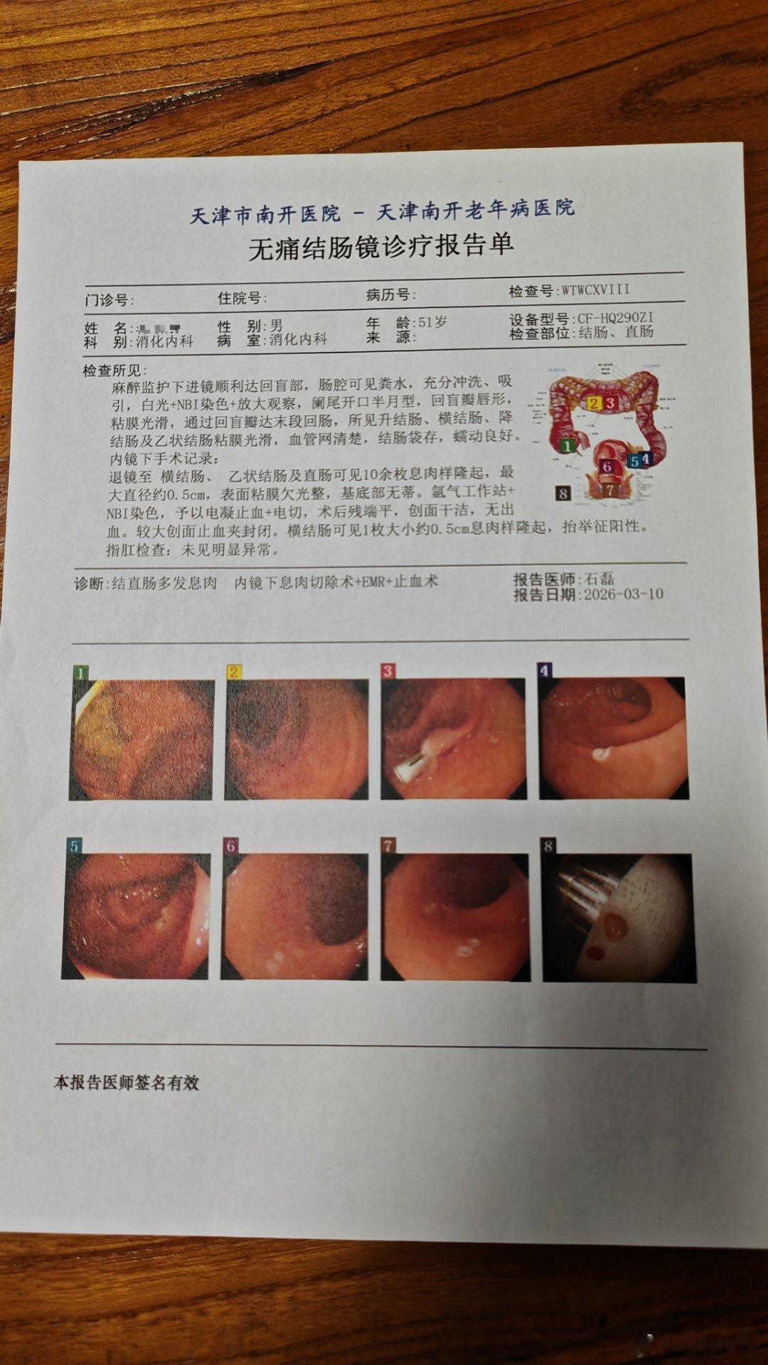 一座城 一印记2026.03.10，请记住，又一次胃肠镜～一、您的胃肠相关情况分
