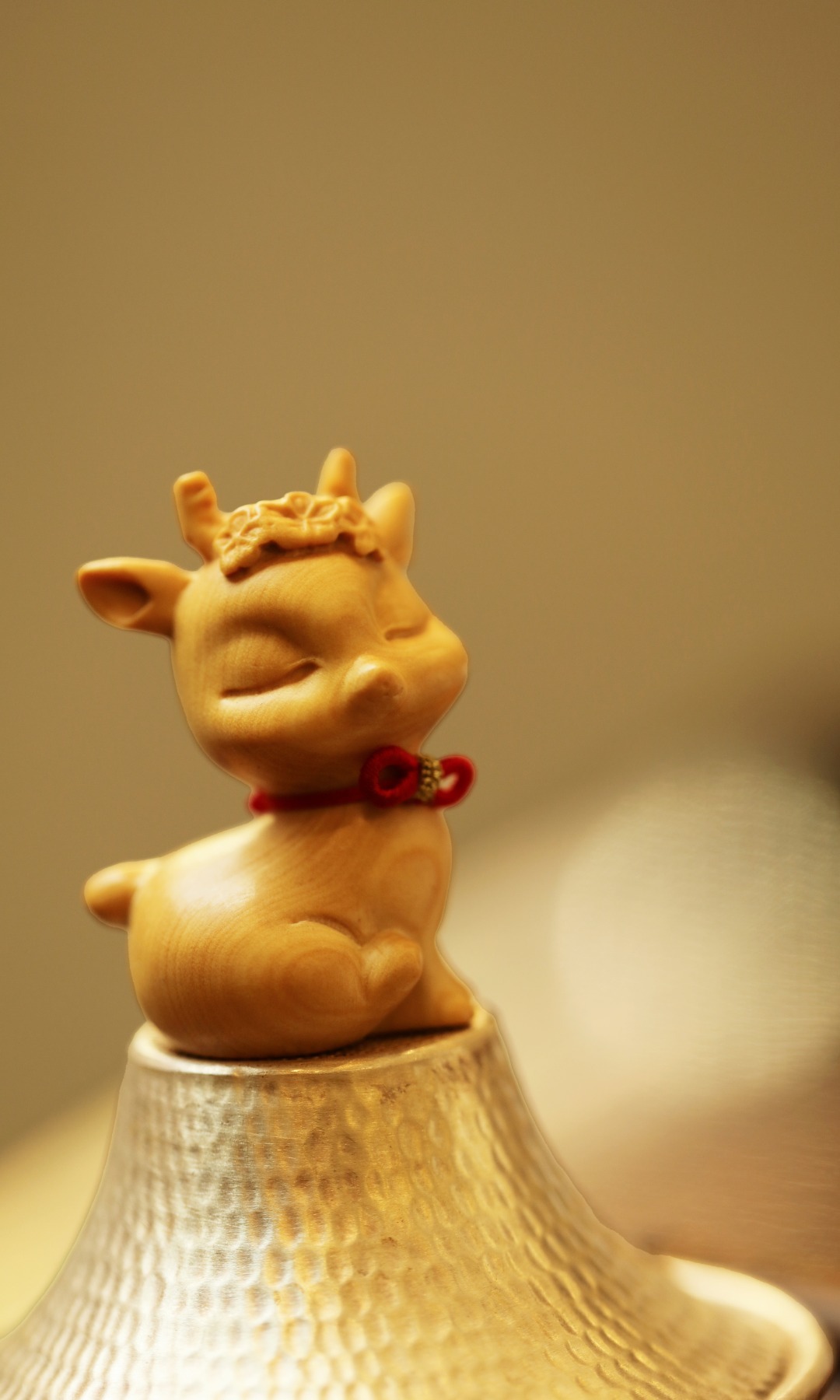 黄杨木/紫光檀 | 小福鹿福气满满，多多发财、手作精品，择料清润小鹿生动有神，可