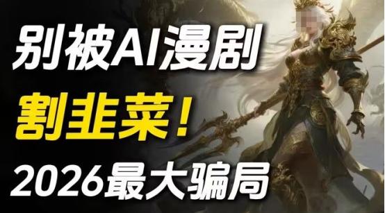 漫剧成了闹剧！Ai的建模脸，千篇一律！
本来是为了省下演员费用，让几个玩键盘的捣