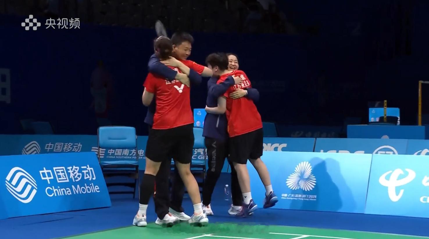 女团青年 决赛 江苏队 3-1 广东队 女单 张乐瑶 21-14 21-16 吴