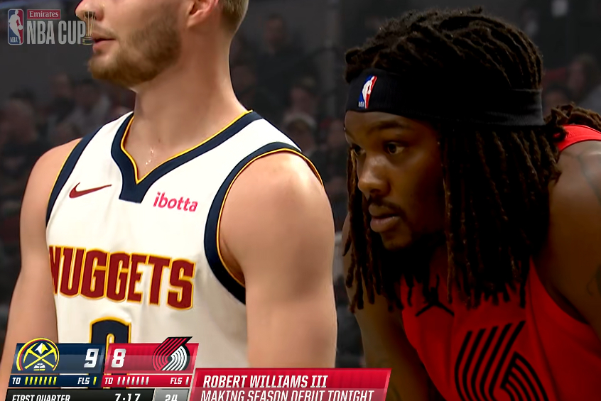 罗威今天复出，第一节顶掉了杨瀚森的时间。 轮换的方式克林根-罗威-克林根，目前为