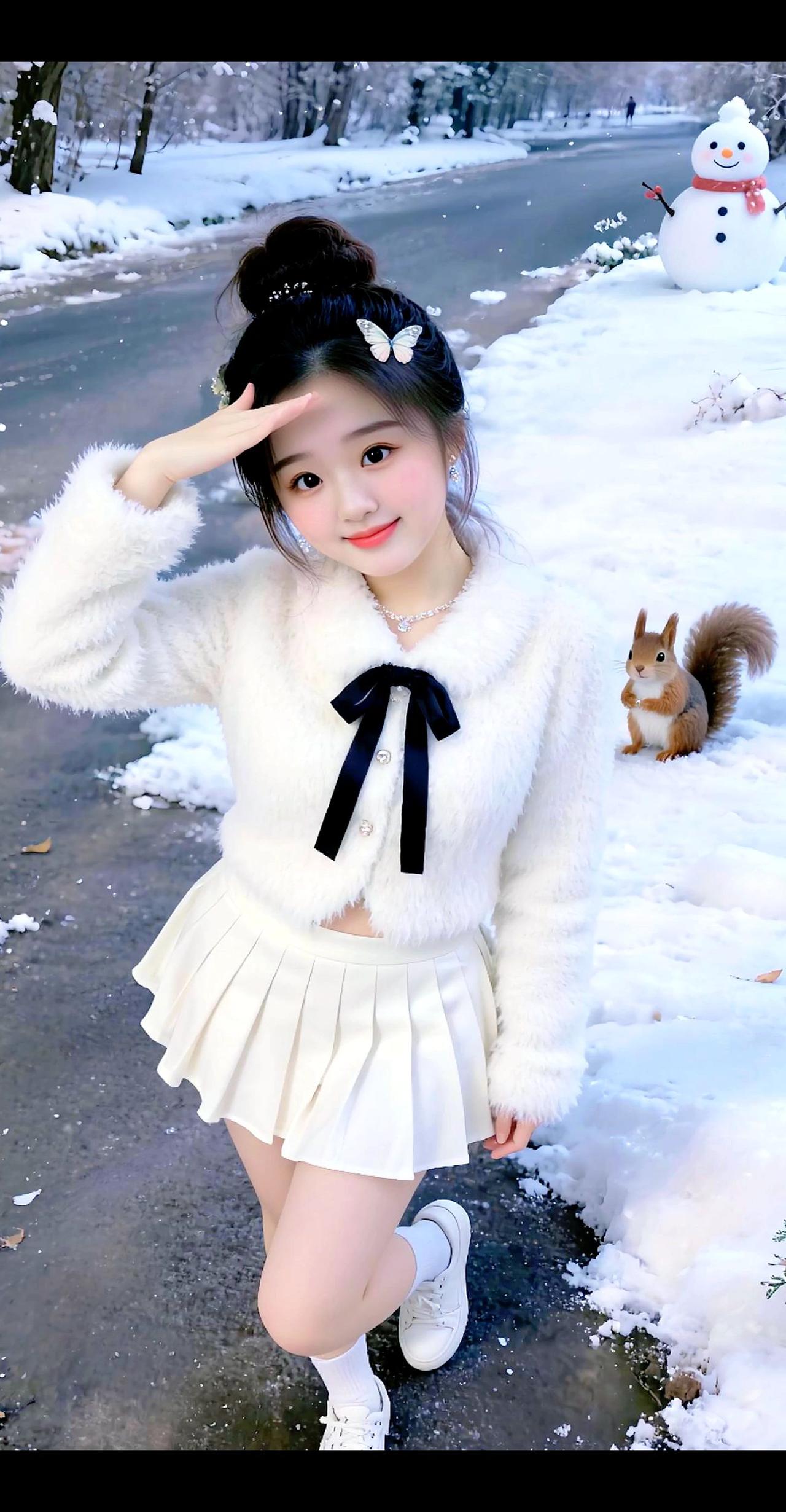 小美妞 很可爱 超可爱