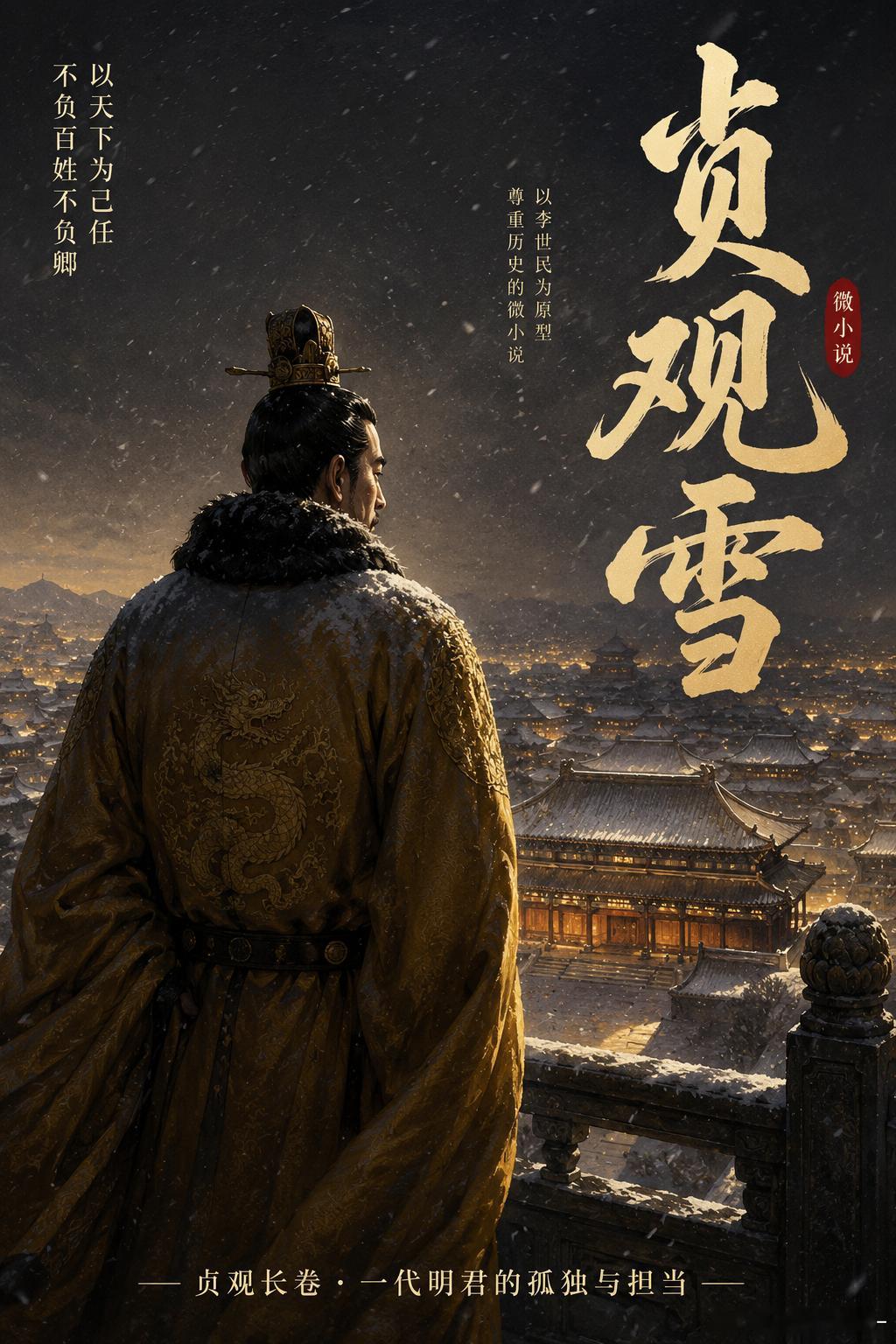 微小说大赛趣说历史 《贞观雪》贞观十七年，长安落了一场很大的雪。太极宫的檐角挂着