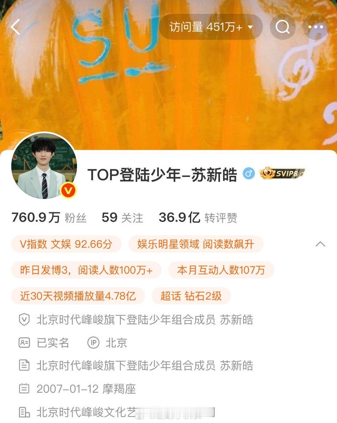 苏新皓你的权威我后知后觉 一开始只觉得他是个闪闪发光的少年，深入了解才发现，苏新