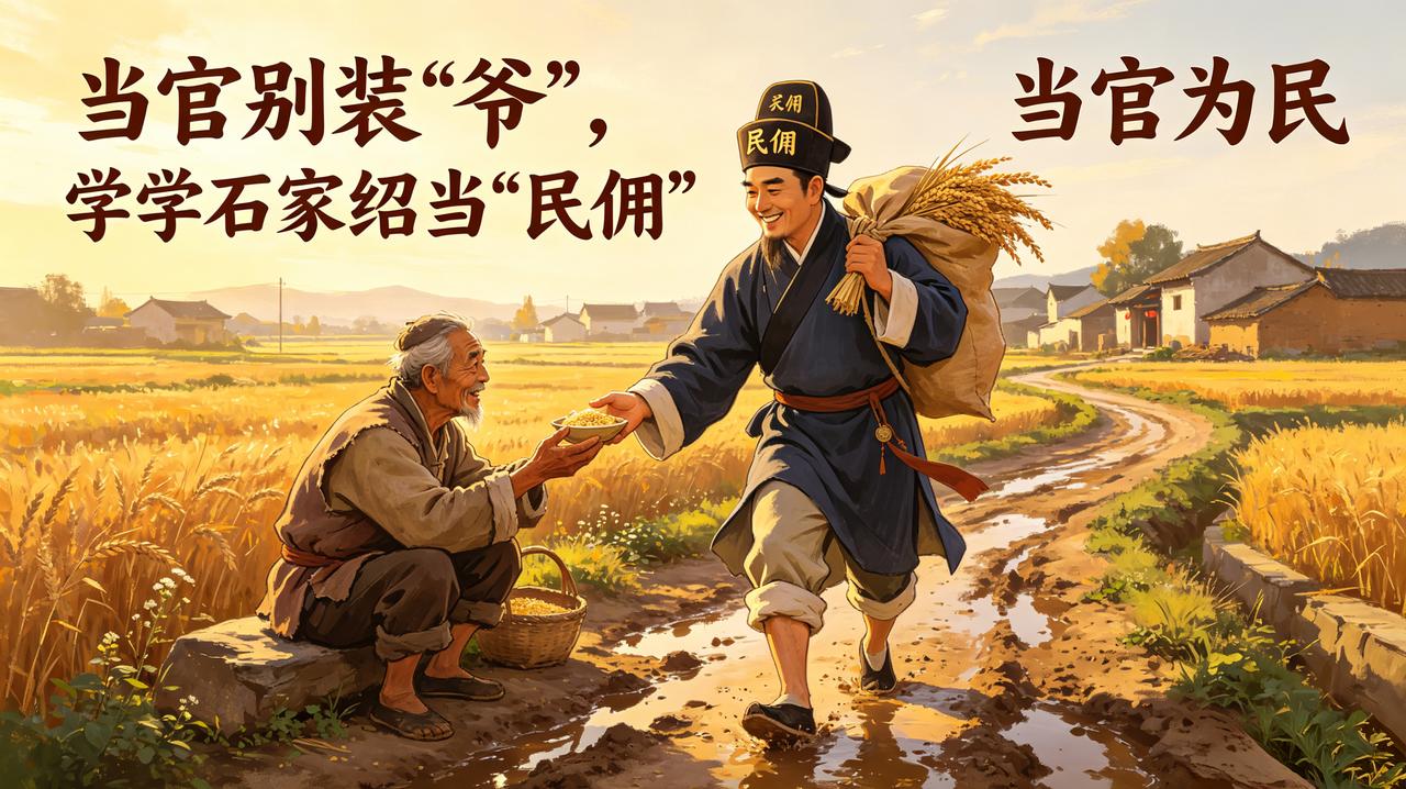当官别装“爷”，学学石家绍当“民佣”

清代有位叫石家绍的县令，给自己起了个绰号