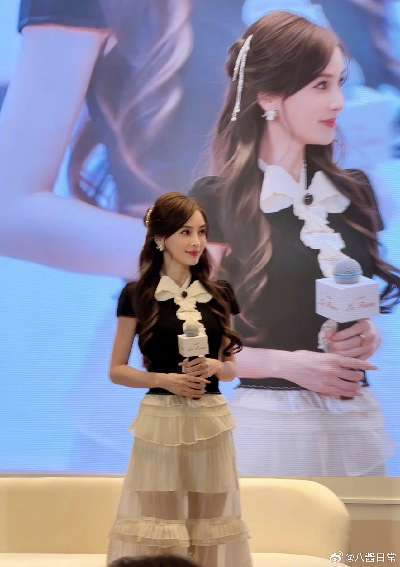 杨幂、Angelababy、刘诗诗 85花今日活动状态 杨幂直播