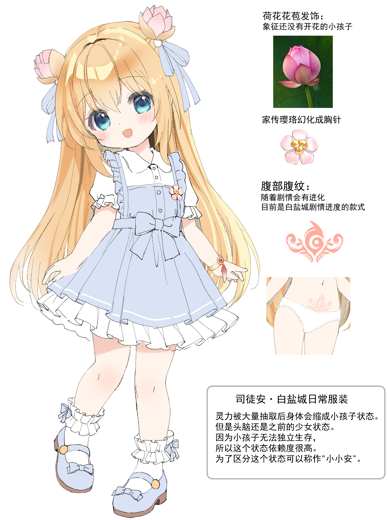 摸个原创女儿人设，小小安~[期待]，小孩儿可爱死 ​​​
