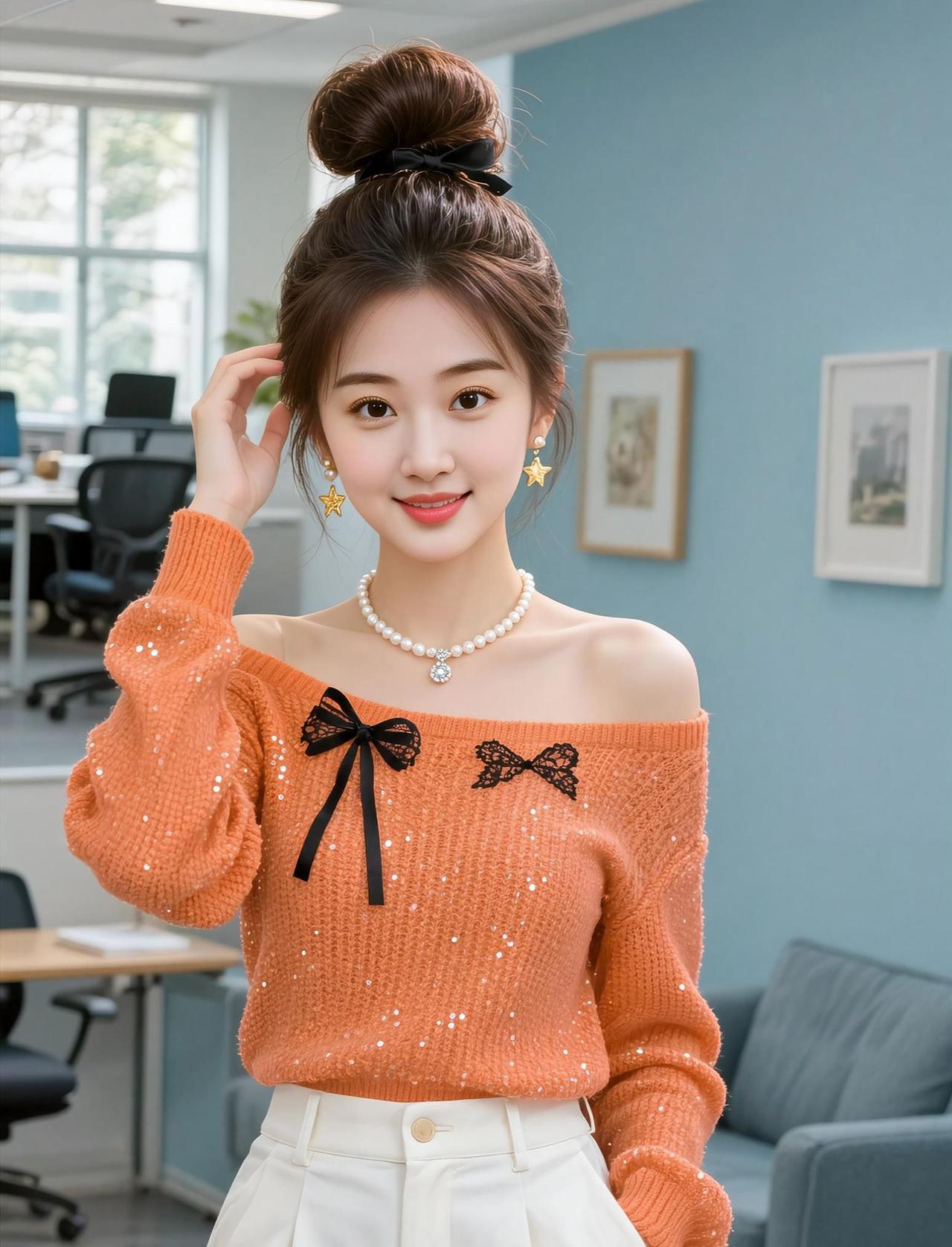 都市甜酷自拍 抖音ai创作 高颜值 美女