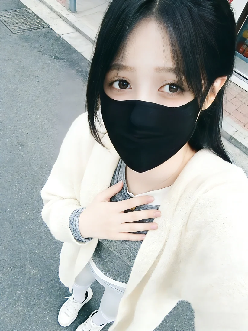 -0℃🌟米白长开衫+leggings美到骨子里