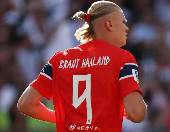挪威两连胜提前出线  哈兰德首次出战世界杯的背名是Braut·Haaland，而