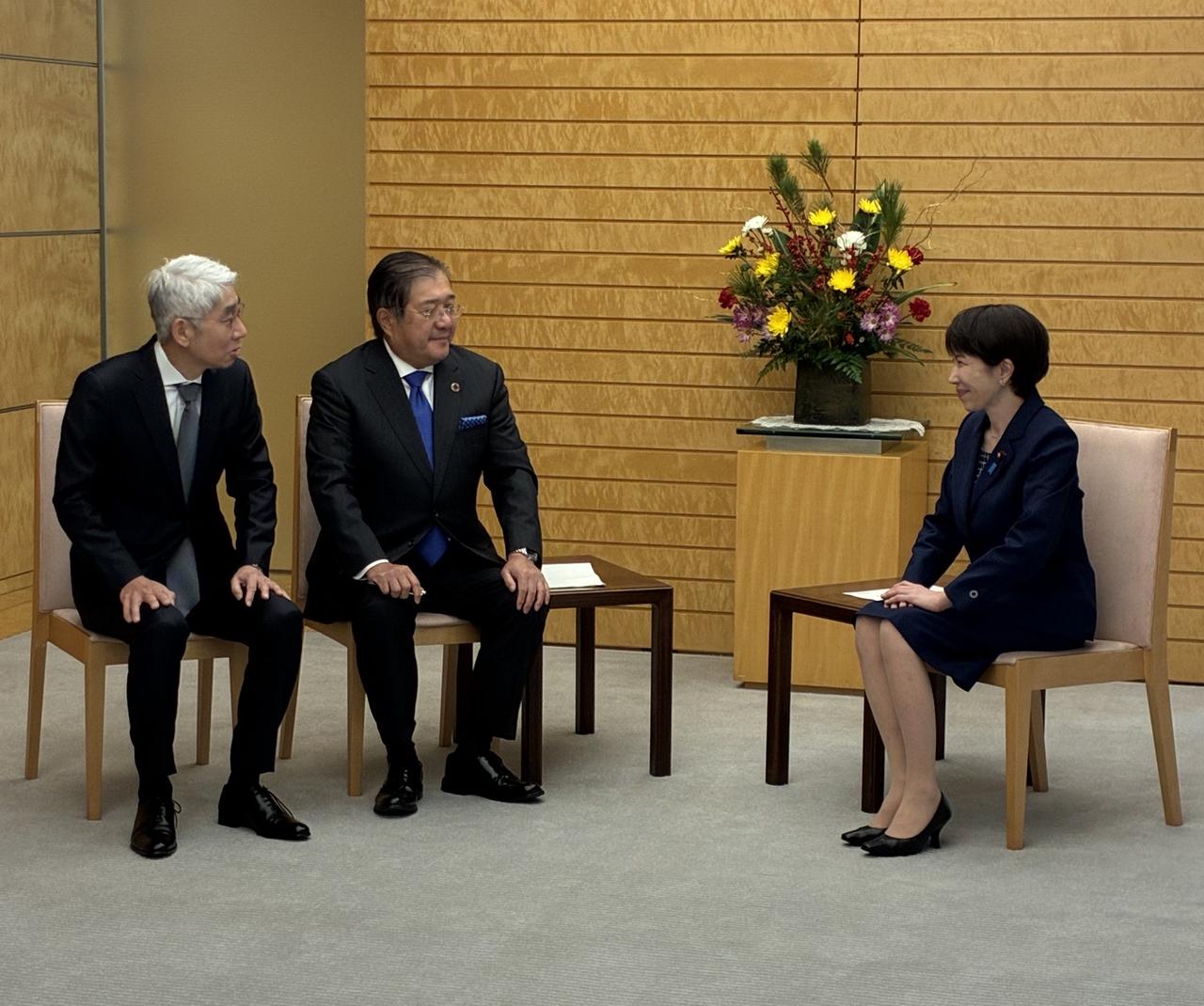 日本首相高市早苗1月9日发文说：“今日，我们收到了日本经济团体联合会（经团联）的