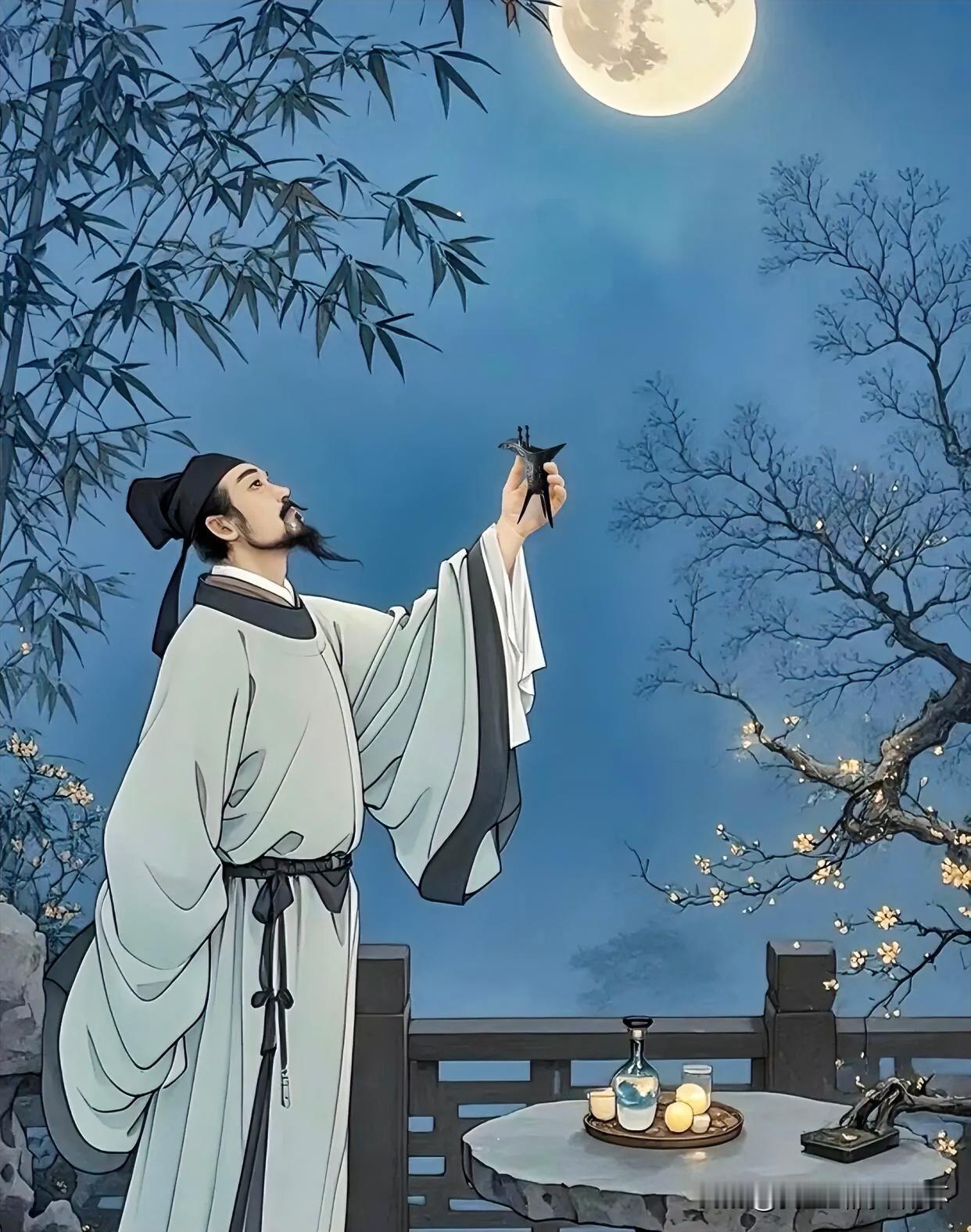 上联：黄昏月淡照清影
下联：有请雅士[玫瑰][玫瑰][玫瑰]