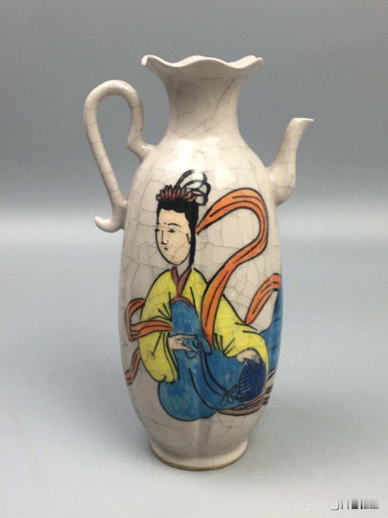 柴窑名窑图鉴第十辑｜"柴"凸字款花口执壶，千年御窑的神秘印记！
 五代后周柴窑作