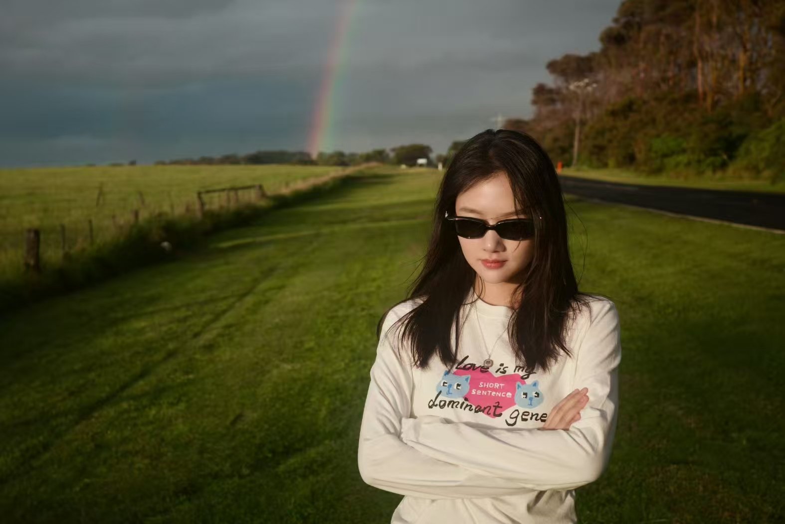 任敏幸运彩虹听说看见彩虹就有好运发生，接任敏的幸运彩虹！接任敏好运 ​​​