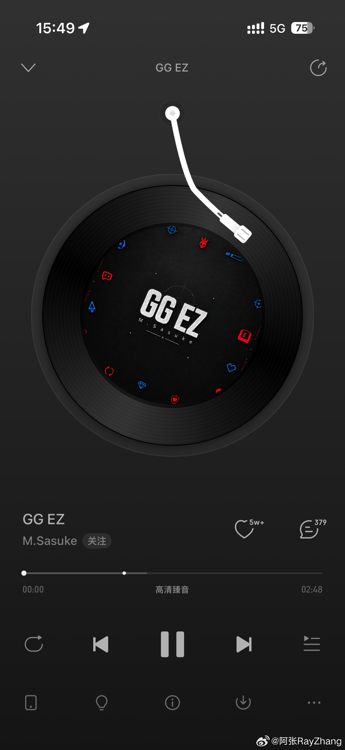 最近这个GG EZ的cha贼火，火到kpop idol也在参与，我第一次听就发现