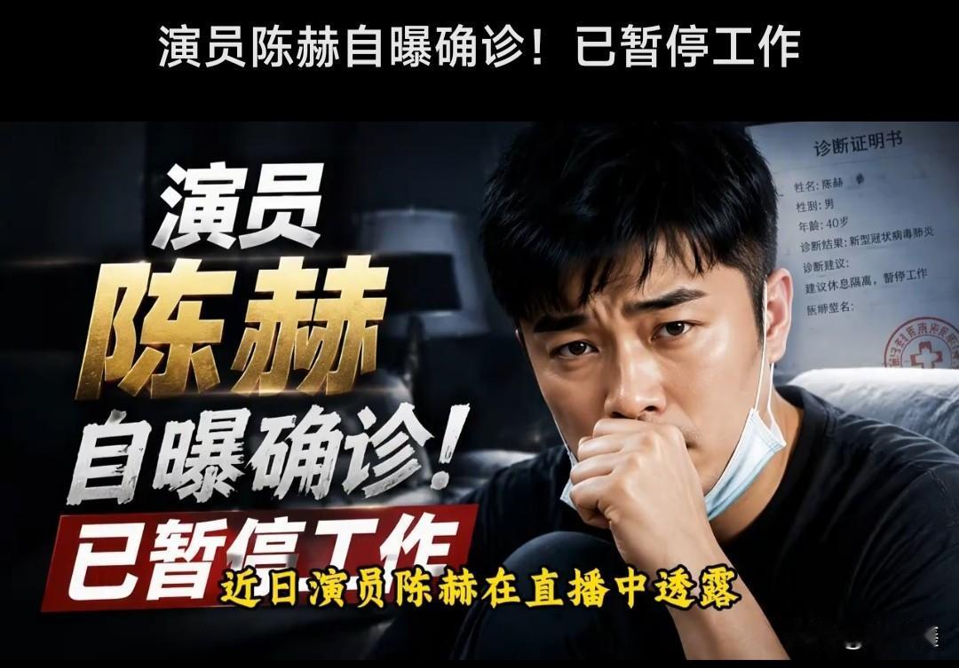 陈赫自曝确诊！疼到无法直起身，已暂停工作

镜头前永远嘻嘻哈哈、精力旺盛的陈赫，