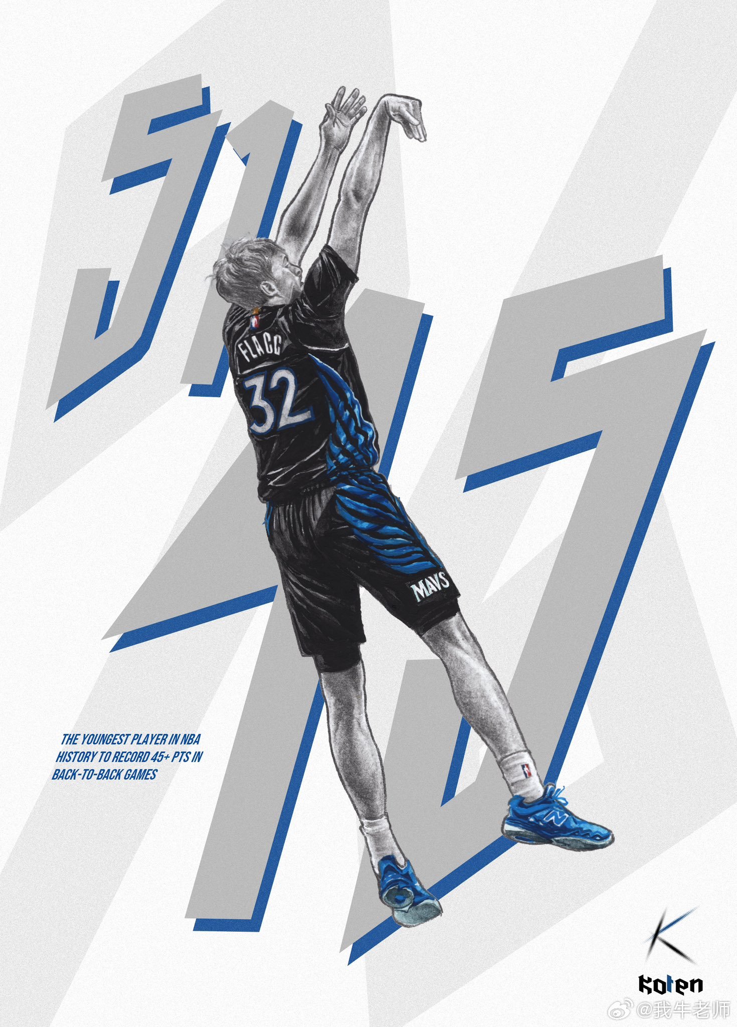 MFFL 弗拉格在全明星之后，场均得到23.2分6.8篮板5.9助攻1.4抢断1