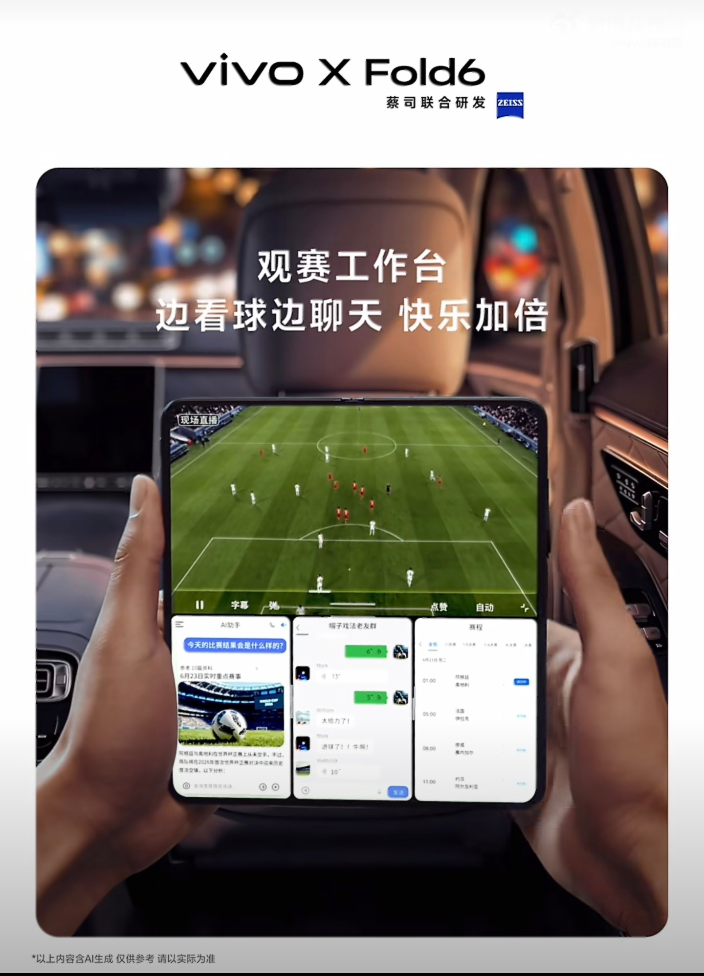 给我的AI员工们安排了工位其实vivo X Fold6 原子工作台说是工作台，实