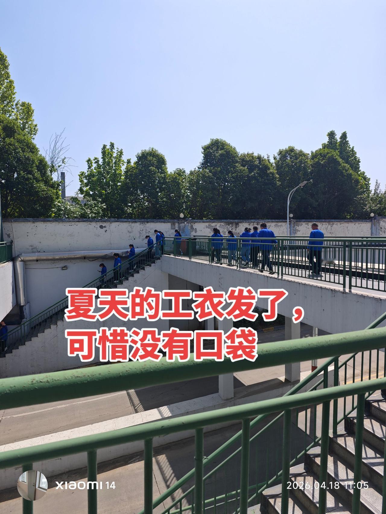 许多员工为了方便，去外面摊子上牵个口袋，像一个口袋4块，两个口袋8块。很多人都添